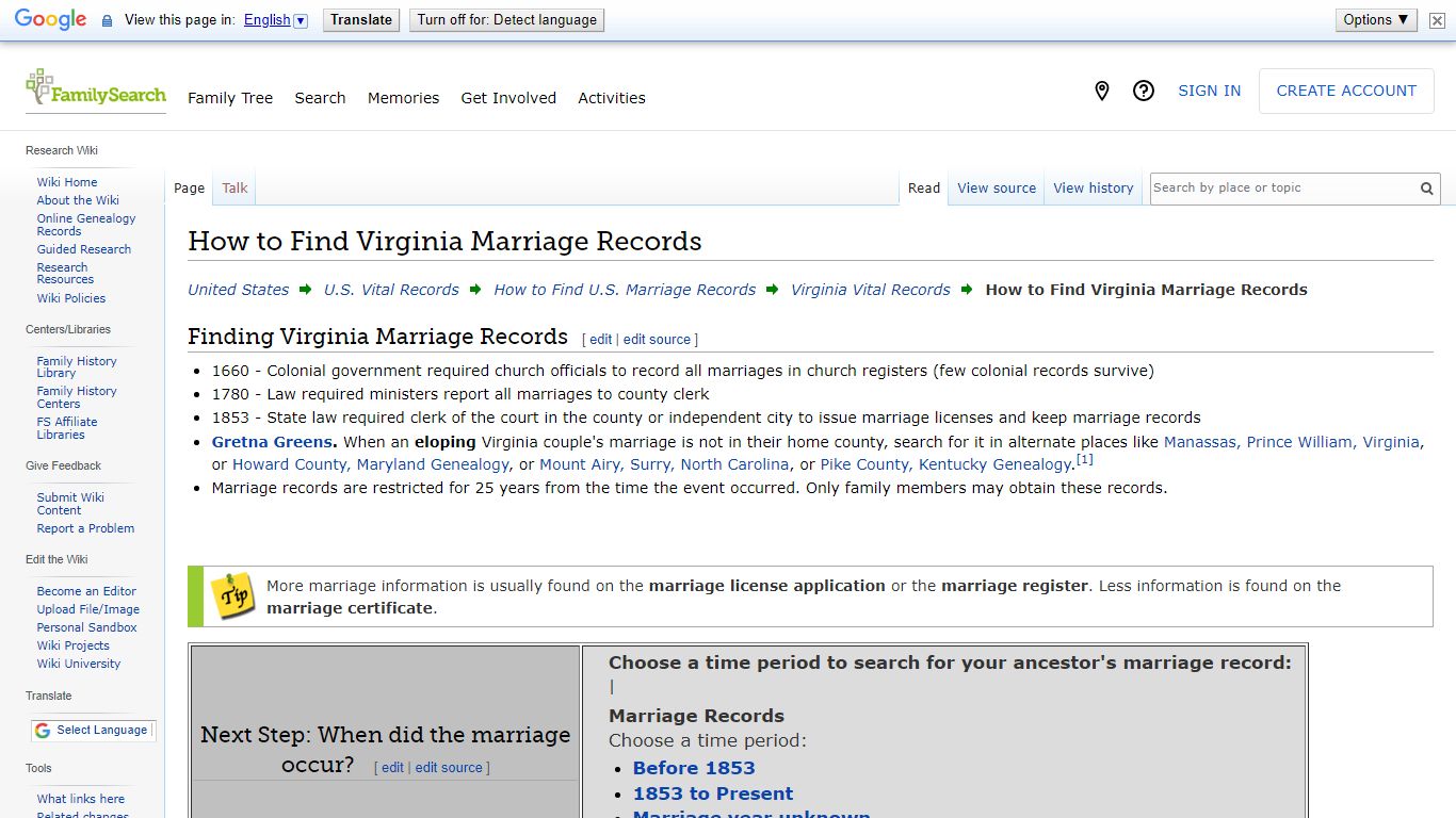 How to Find Virginia Marriage Records • FamilySearch