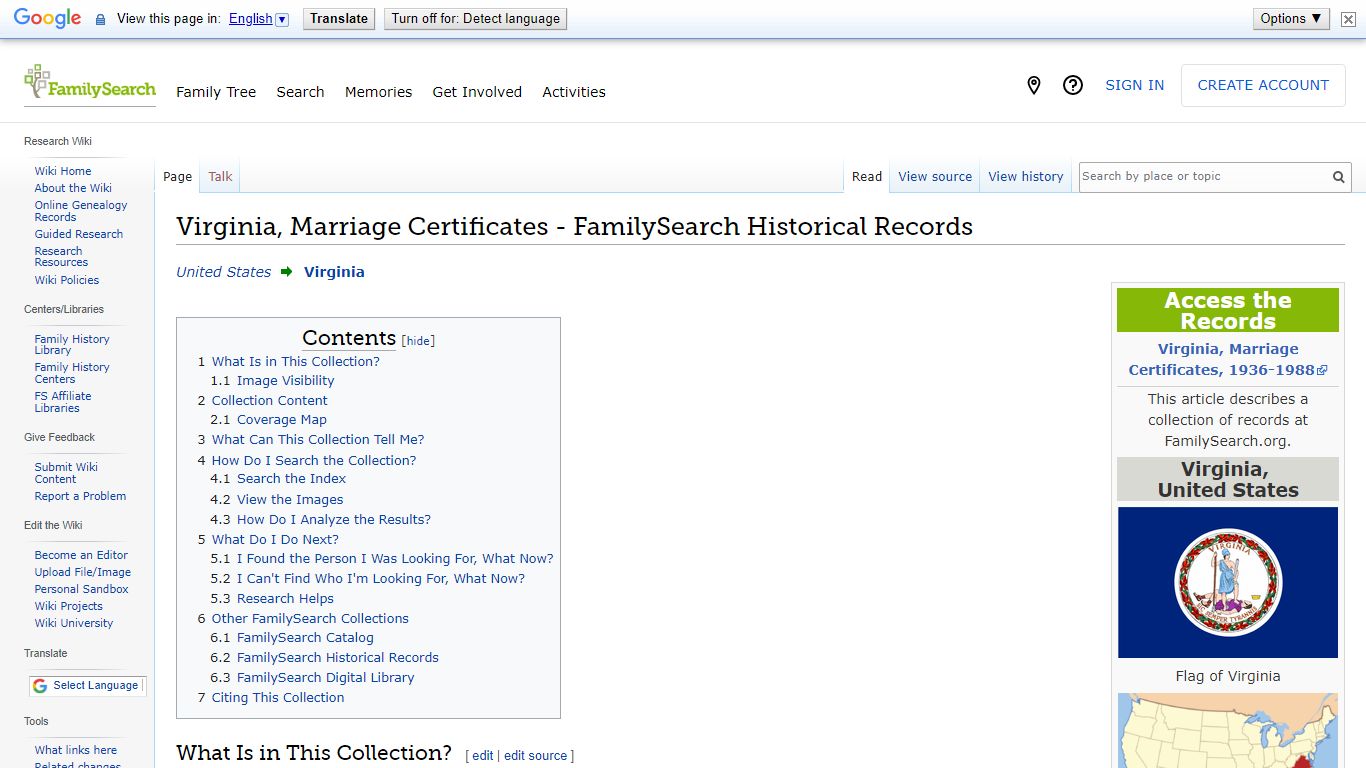 Virginia, Marriage Certificates - FamilySearch Historical Records